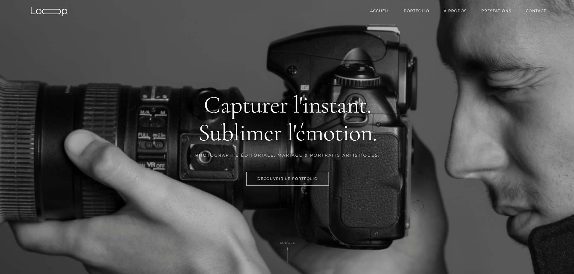 Site pour Photographe