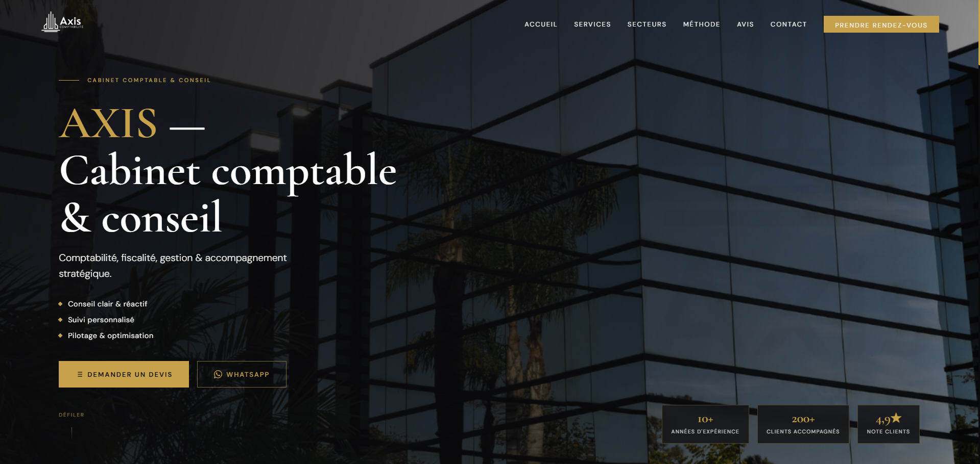 Site Cabinet Comptable