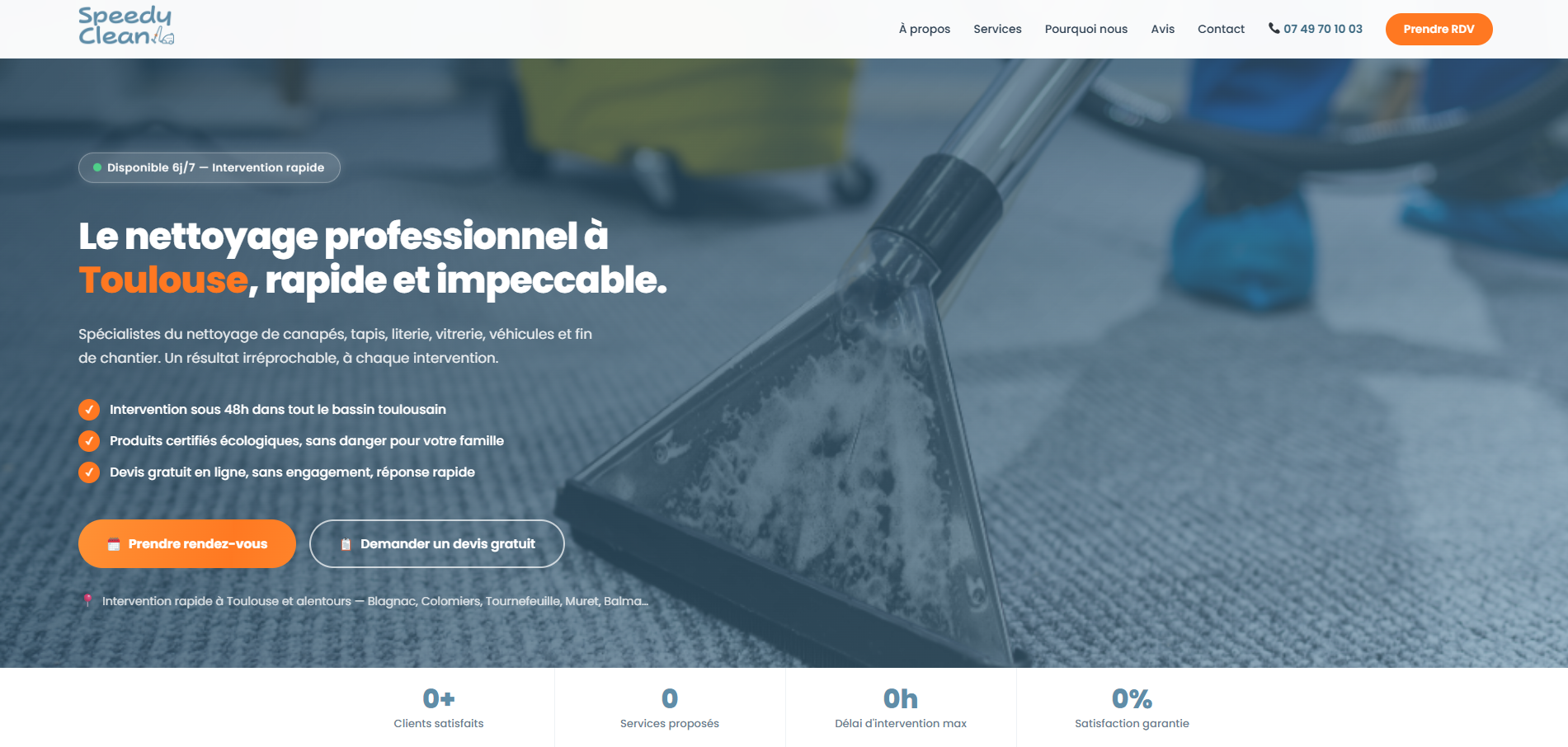 Site Nettoyage Textile