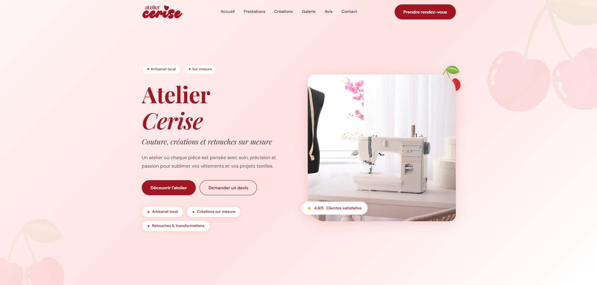 Site Couturière